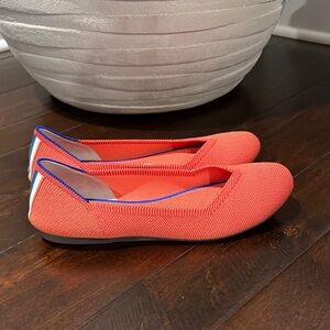 Rothy’s Retired Women’s Round Toe Flat - Ballet style, Orange “Persimmon”